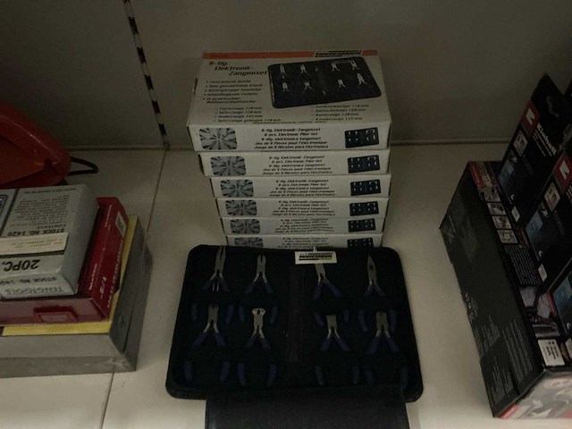 Mannesmann 8-delige elektronica tangensets (8x) - afbeelding 1 van  3