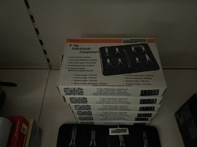 Mannesmann 8-delige elektronica tangensets (8x) - afbeelding 2 van  3
