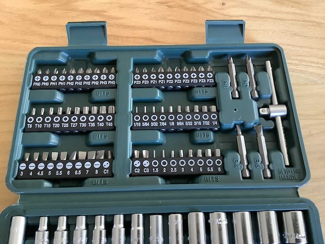 Mannesmann gevulde gereedschapskoffer - afbeelding 2 van  4