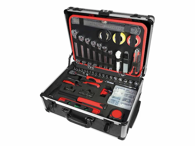 Mannesmann m29076 gereedschapstrolley 211 delig gereedschapskoffer - afbeelding 2 van  6