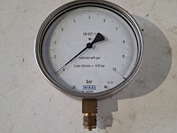 Manometer 0-10 bar fijne schaalverdeling, wikawika, 2019 - afbeelding 1 van  3