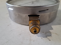Manometer 0-10 bar fijne schaalverdeling, wikawika, 2019 - afbeelding 2 van  3