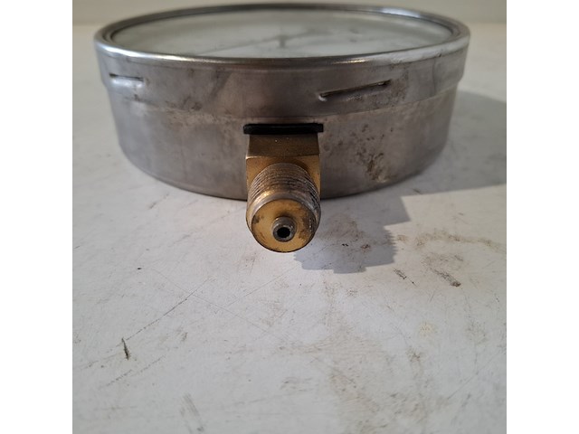 Manometer 0-10 bar fijne schaalverdeling, wikawika, 2019 - afbeelding 2 van  3