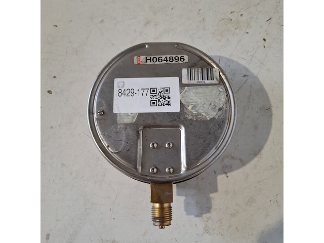 Manometer 0-10 bar fijne schaalverdeling, wikawika, 2019 - afbeelding 3 van  3