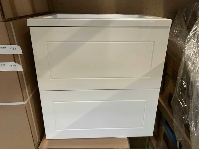 Manor white matt badmeubel 60cm - afbeelding 2 van  5
