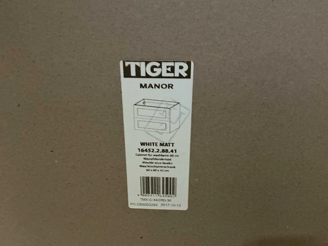 Manor white matt badmeubel 60cm - afbeelding 4 van  5