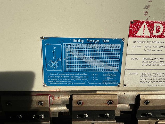 Mantech - w67k-40/200 - cnc press brake - 2020 - afbeelding 6 van  14