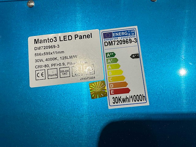 Manto3 dm720969 led paneel (36x) - afbeelding 5 van  5