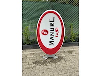 “manuel caffé” reclamebord - afbeelding 3 van  5