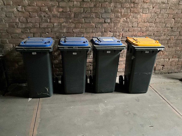 Manutan - afvalcontainer (4x) - afbeelding 1 van  2