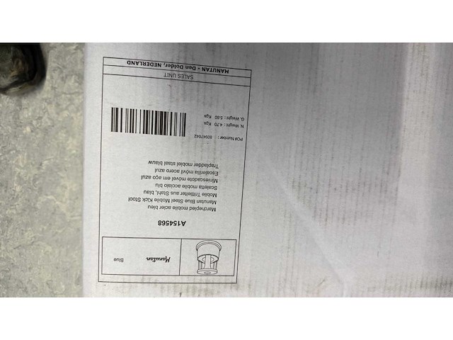 Manutan 150kg verrijdbaar opstaphulp - ongebruikt - afbeelding 4 van  5