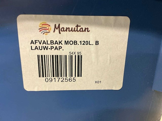 Manutan afvalcontainer (3x) - afbeelding 3 van  3