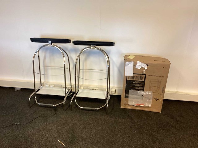 Manutan afvalzakhouder met pedaal (4x) - afbeelding 2 van  4