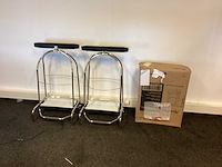 Manutan afvalzakhouder met pedaal (4x) - afbeelding 2 van  4