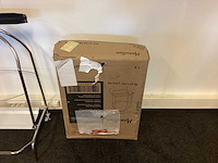 Manutan afvalzakhouder met pedaal (4x) - afbeelding 4 van  4