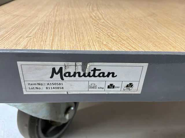 Manutan etagewagen - afbeelding 3 van  3