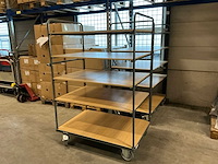Manutan etagewagens 119x80x176cm (2x)