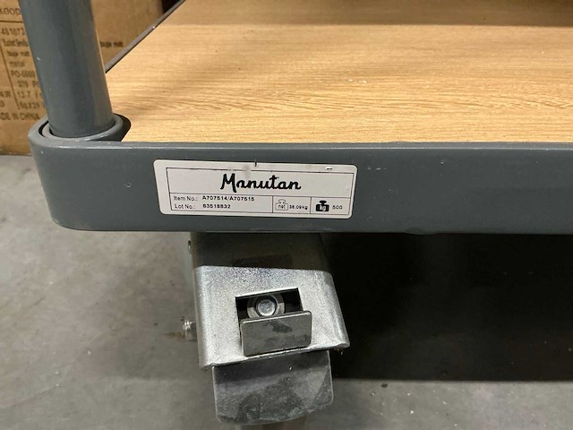 Manutan etagewagens 119x80xh176cm (2x) - afbeelding 3 van  3