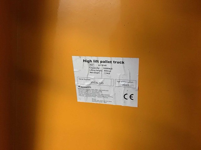 Manutan hand hydraulische palletwagen - afbeelding 6 van  6