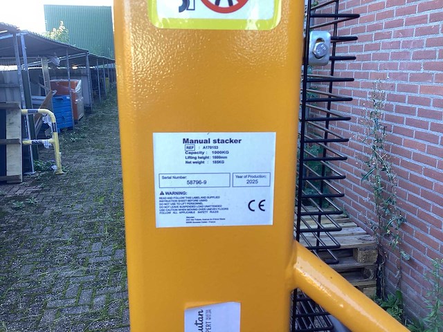 Manutan hand hydraulische palletwagen - afbeelding 6 van  7