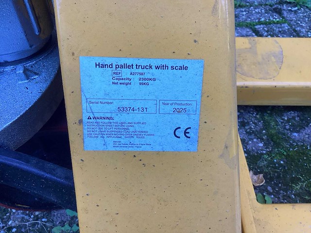 Manutan hand hydraulische palletwagen - afbeelding 7 van  7