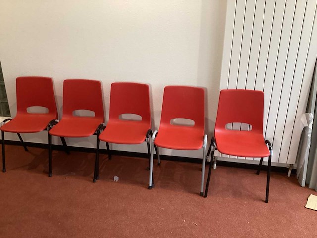 Manutan kantinestoel (5x) - afbeelding 2 van  5