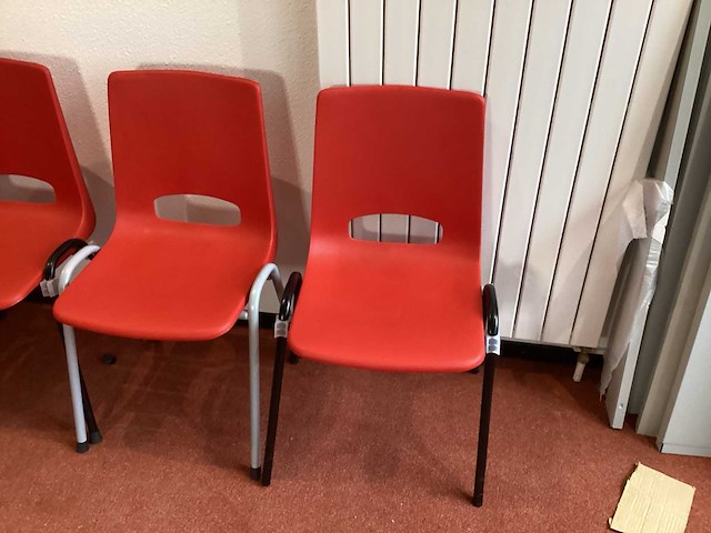 Manutan kantinestoel (5x) - afbeelding 4 van  5