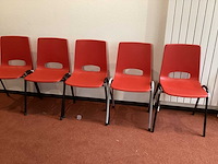 Manutan kantinestoel (5x) - afbeelding 5 van  5