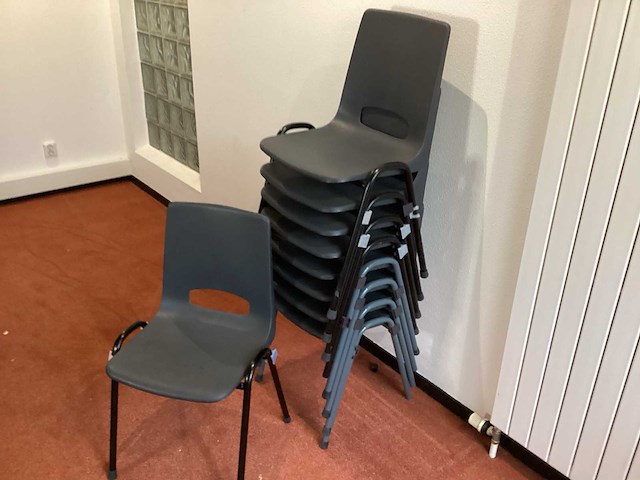 Manutan kantinestoel (9x) - afbeelding 3 van  4