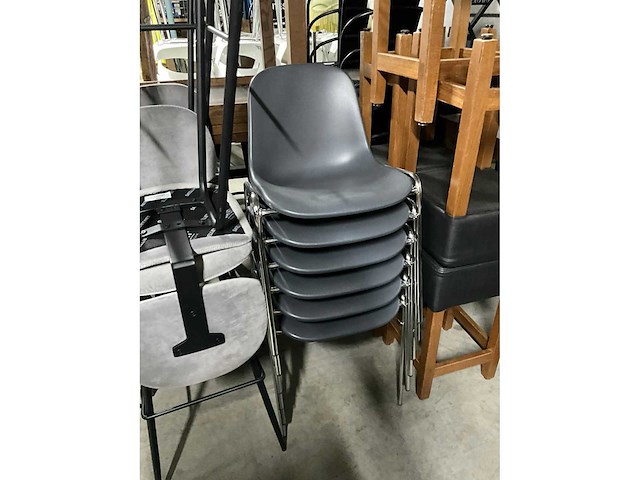 Manutan kantinestoelen (6x) - afbeelding 6 van  6