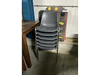 Manutan kantinestoelen (6x) - afbeelding 6 van  6