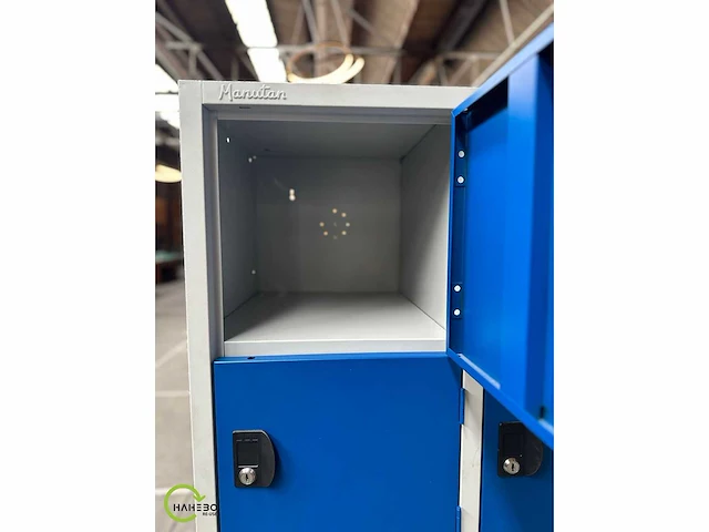 Manutan lockerkast | 15 deurs 120 x 50 x 180 cm (4x) - afbeelding 3 van  5
