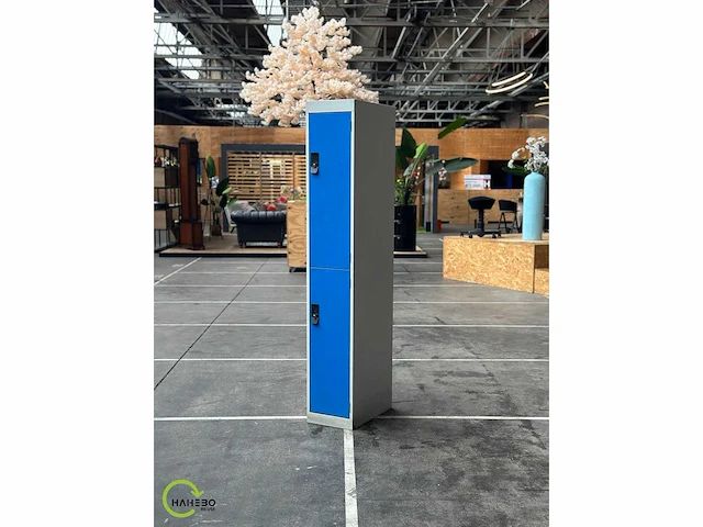 Manutan lockerkast | 2 deurs b 30 x d 50 x h 180 cm - afbeelding 1 van  4