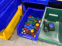 Manutan magazijnbakken met werkplaatsmaterialen (45x) - afbeelding 3 van  16