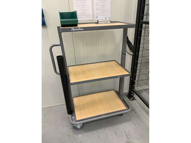 Manutan magazijnwagen - afbeelding 2 van  3