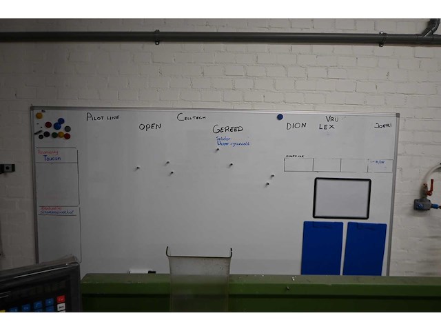 Manutan magnetisch whiteboard - afbeelding 2 van  3
