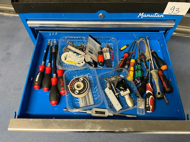 Manutan mobile gereedschapswagen - afbeelding 6 van  10