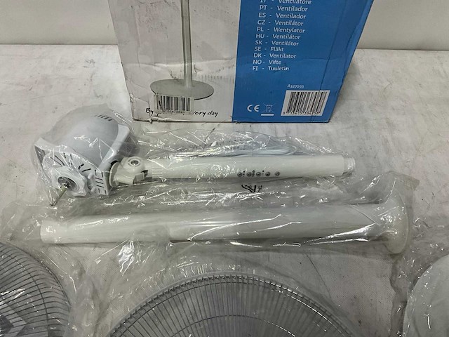 Manutan piedestal fan 50w ventilator (2x) - afbeelding 5 van  7
