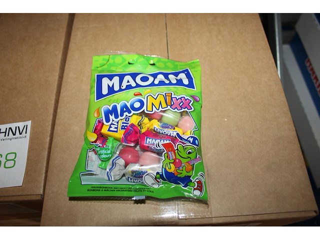 Mao mix maoam in 8 overdozen met 28 zakjes a 70 g. tht 12-2025. - afbeelding 1 van  2