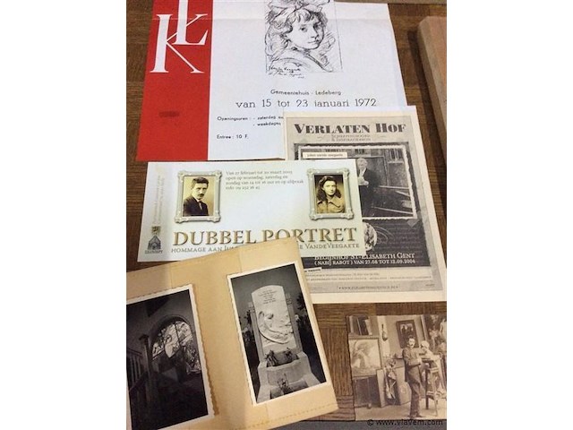 Map + foto's biografie van den veegaete - afbeelding 4 van  9