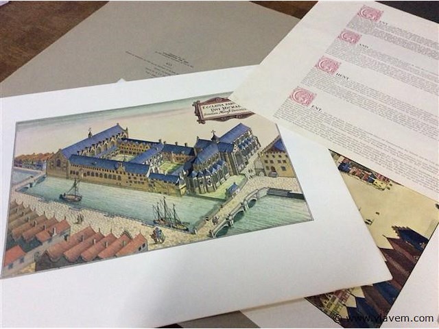 Map gent - tekeningen 17e eeuw genummerd - afbeelding 3 van  3