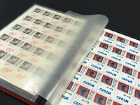 Map gevuld met nederlandse postzegelvellen - afbeelding 5 van  10