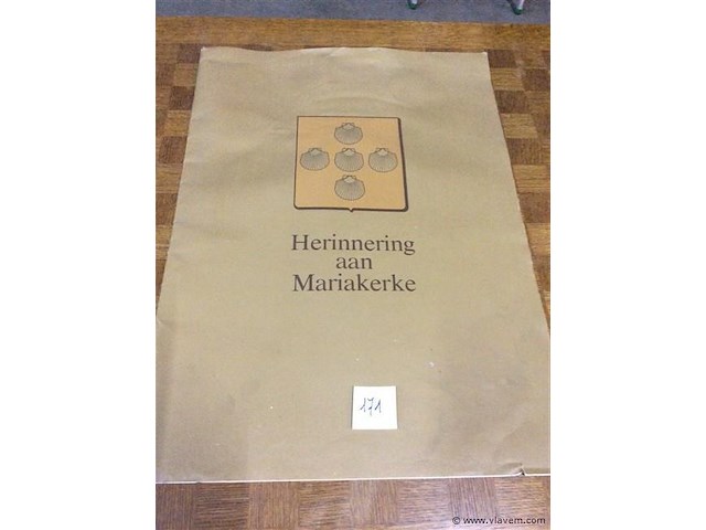 Map herinnering aan mariakerke met litho's getekend - afbeelding 1 van  7