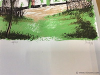 Map herinnering aan mariakerke met litho's getekend - afbeelding 4 van  7