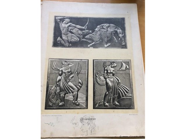 Map la sculptuur décoraief compleet - afbeelding 6 van  11
