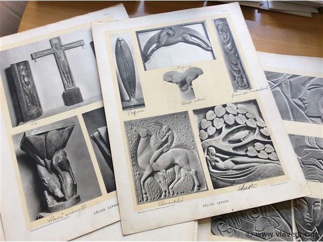 Map la sculptuur décoraief compleet - afbeelding 11 van  11