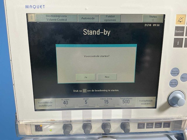 Maquet servo ventilatie machine - afbeelding 13 van  21