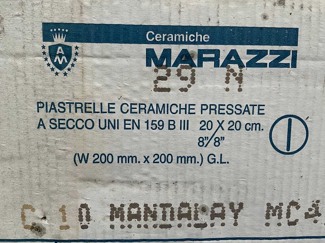 Marazzi ceramisch - 20x20cm - 14m2 - partij wandtegels - afbeelding 4 van  4