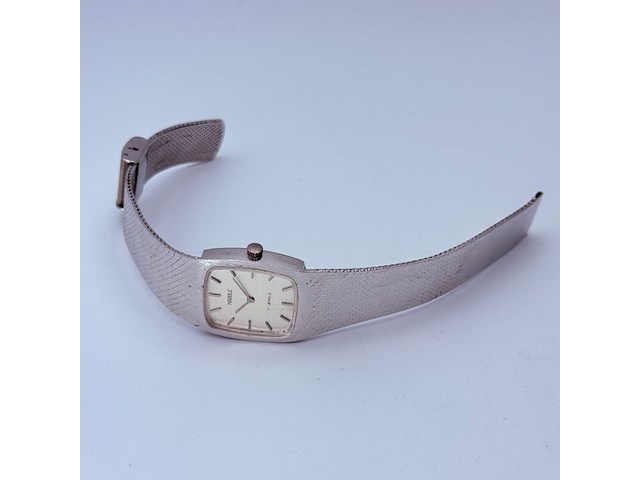 Marble 17 jewels vintage mechanisch horloge - afbeelding 3 van  7