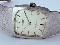 Marble 17 jewels vintage mechanisch horloge - afbeelding 4 van  7